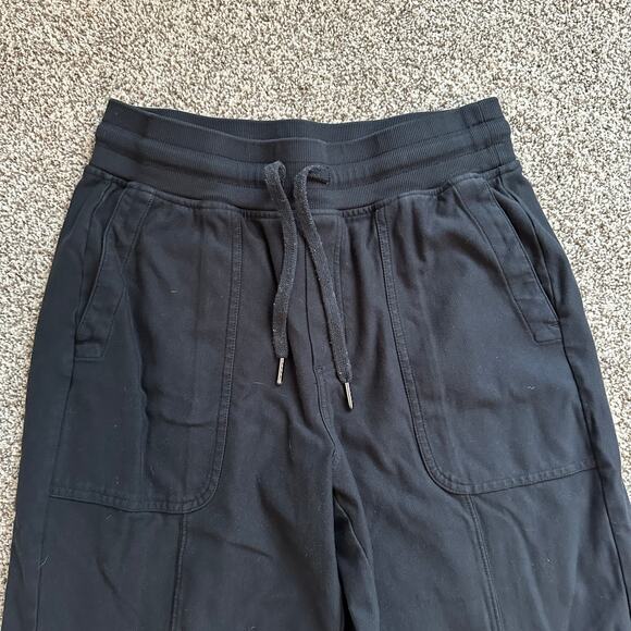 Athleta black jogger sweat pants size S - Picture 3 of 11